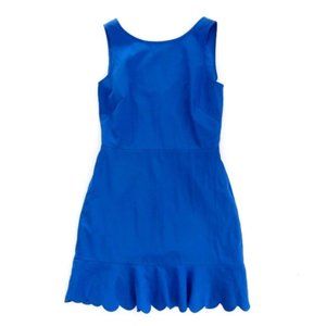 J CREW Women's Scalloped Ruffle Dress 4